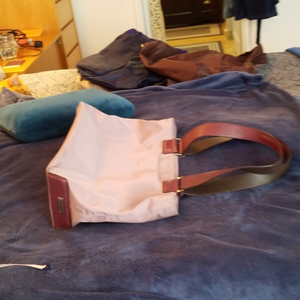 Tumi beautiful light mauve ballistic tote